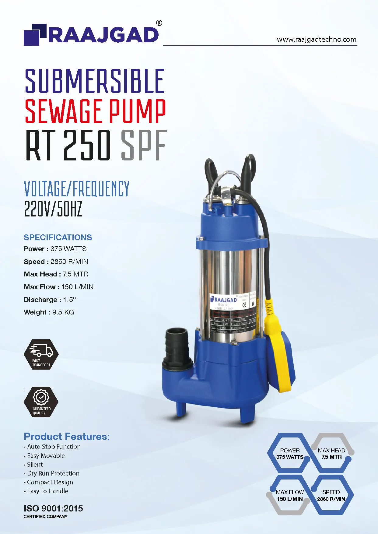 V series RT 250 SPF Speciation Chart